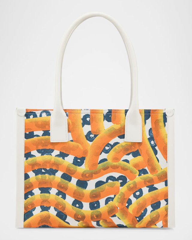 Nastroloubi Toile Enduit Gaagal Small Tote Bag in Canvas